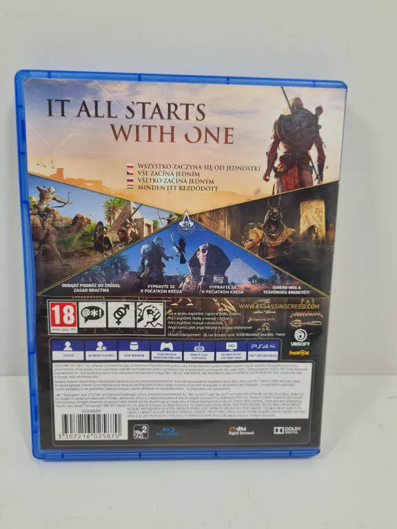 ASSASSINS CREED ORIGINS PS4