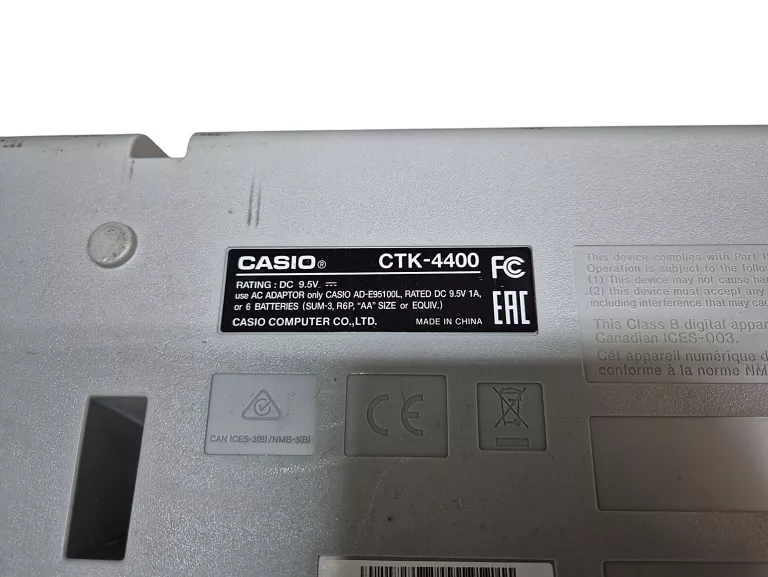 KEYBOARD CASIO CTK-4400