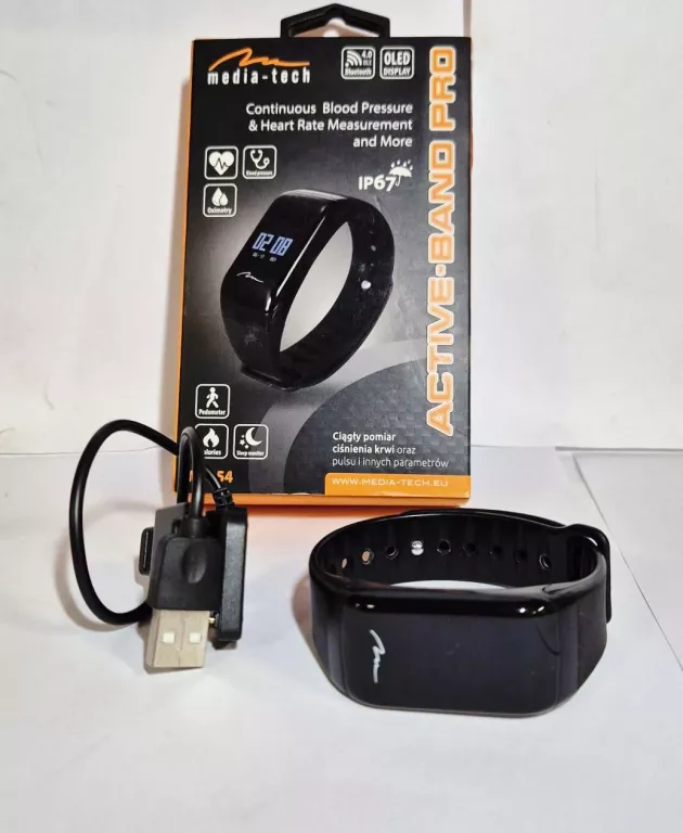 SMARTBAND MEDIA-TECH ACTIVE BAND PRO CZARNY (MT854)