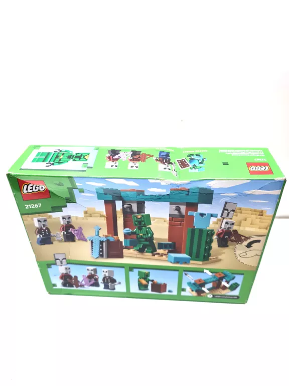 KLOCKI LEGO MINECRAFT PUSTYNNY ZEGAREK PODSTĘPNEGO 21267