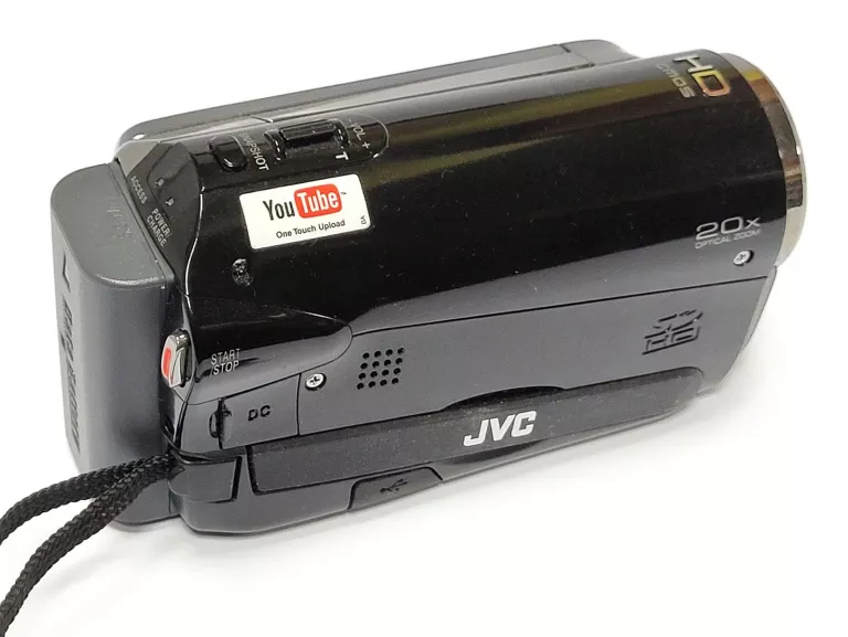 KAMERA CYFROWA JVC GZ-HM200BE ŁAD. + TORBA SŁABA BATERIA