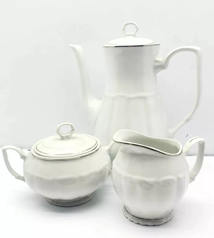 SERWIS DO KAWY PRL PORCELANA IMBRYK CUKIERNICA MLECZNIK