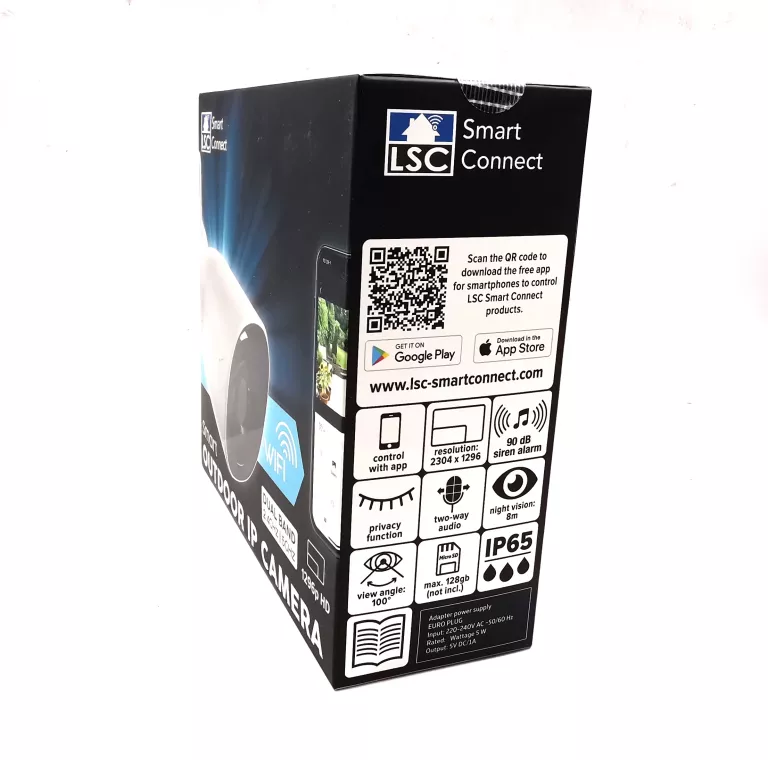 KAMERA IP NA ZEWNĄTRZ LSC SMART CONNECT 1080P