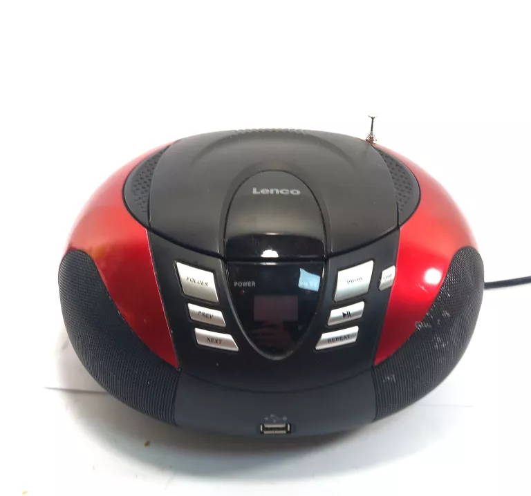 RADIOODTWARZACZ LENCO SCD-37 CZERWONY BN