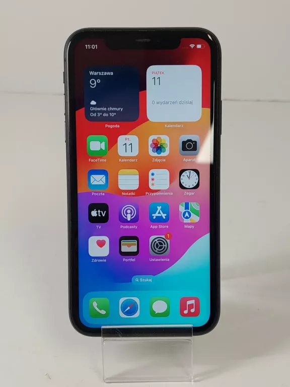 TELEFON APPLE IPHONE 11 4 GB / 128 GB 4G (LTE) CZARNY