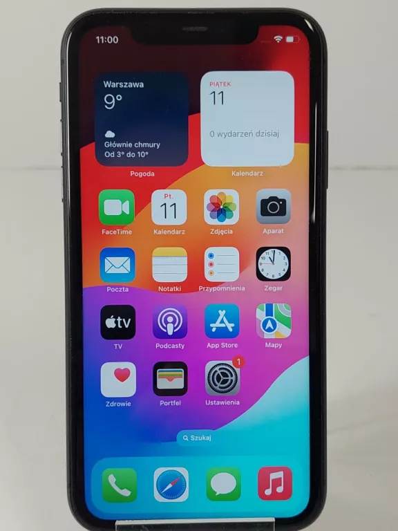 TELEFON APPLE IPHONE 11 4 GB / 128 GB 4G (LTE) CZARNY