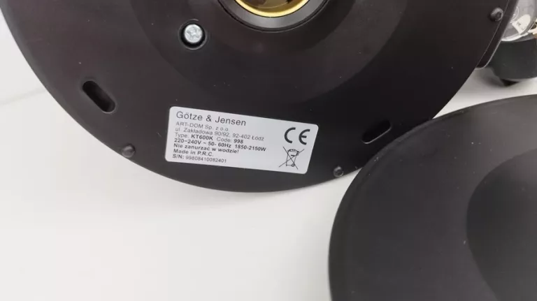 CZAJNIK ELEKTRYCZNY GÖTZE & JENSEN KT600K