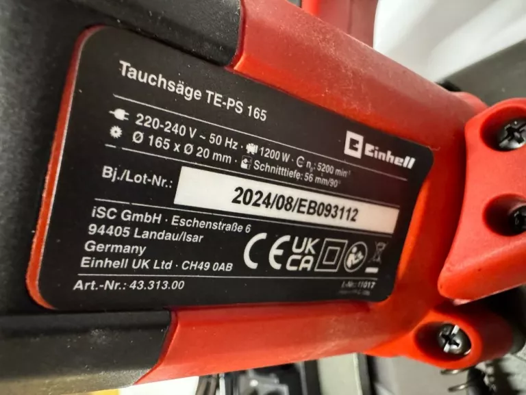 PILARKO-ZAGŁĘBIARKA ELEKTRYCZNA EINHELL TE-PS 165