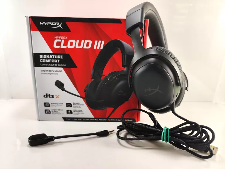 SŁUCHAWKI NAUSZNE HYPERX CLOUD III KOMPLET