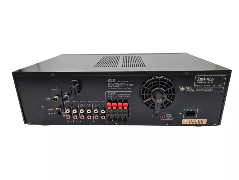 WZMACNIACZ AMPLITUNER TECHNICS SA-GX180 2X60W RDS + PILOT