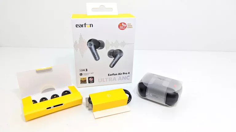 EARFUN AIR PRO 4 SŁUCHAWKI BEZPRZEWODOWE DOUSZNE BLUETOOTH ANC CZARNE