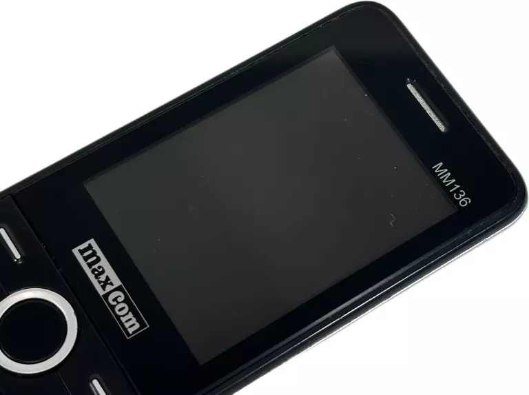 TELEFON KOMÓRKOWY MAXCOM CLASSIC MM 136 CZARNY DLA SENIORA