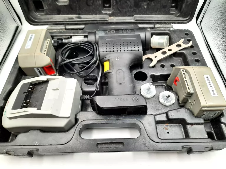 NITOWNICA AKUMULATOROWA GOEBEL GO-300 14,4V + 2 AKU 4.0AH