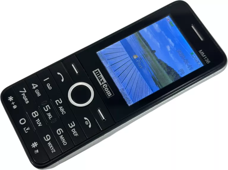 TELEFON KOMÓRKOWY MAXCOM CLASSIC MM 136 CZARNY DLA SENIORA