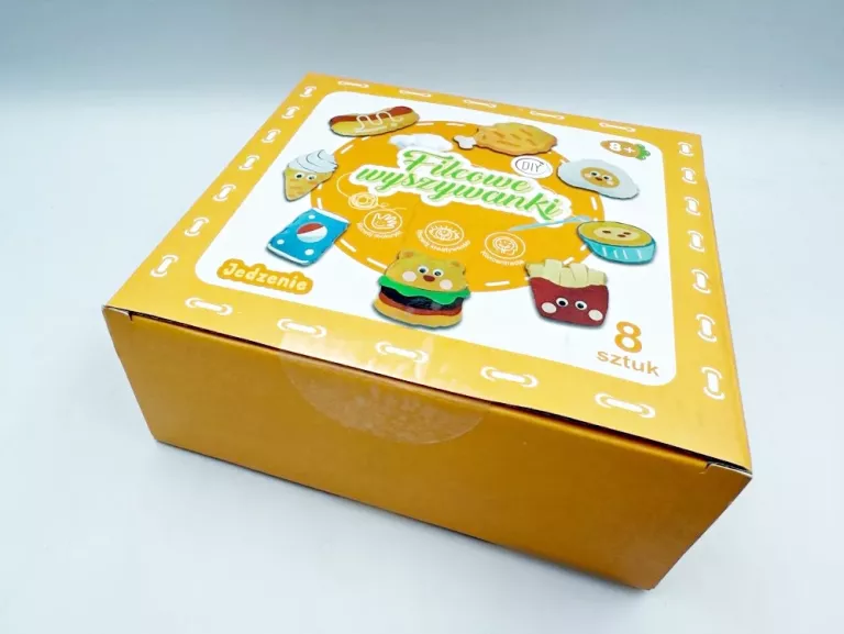 FILCOWE WYSZYWANKI 8SZT JEDZENIE