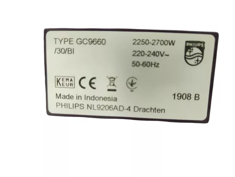 STACJA PAROWA PHILIPS PERFECTCARE ELITE PLUS 2700W FIOLETOWO-BIAŁA