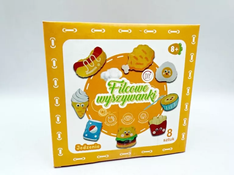 FILCOWE WYSZYWANKI 8SZT JEDZENIE