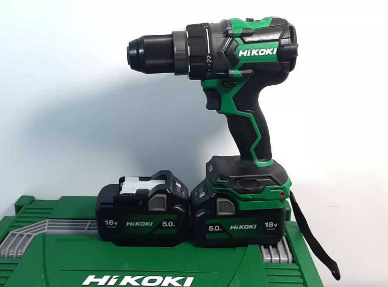AKUMULATOROWA WIERTARKO-WKRĘTARKA HIKOKI DS18DC KOMPLET