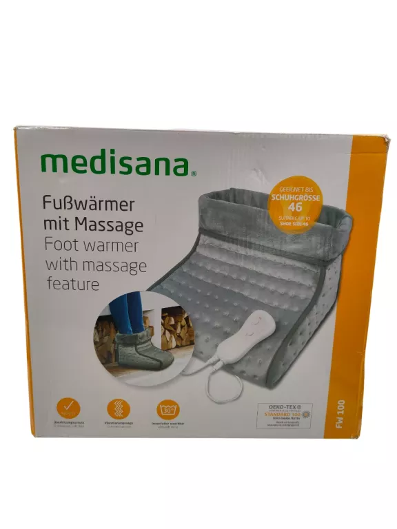 MEDISANA FW100 CIEPŁY KOC NA STOPY KOMPLET