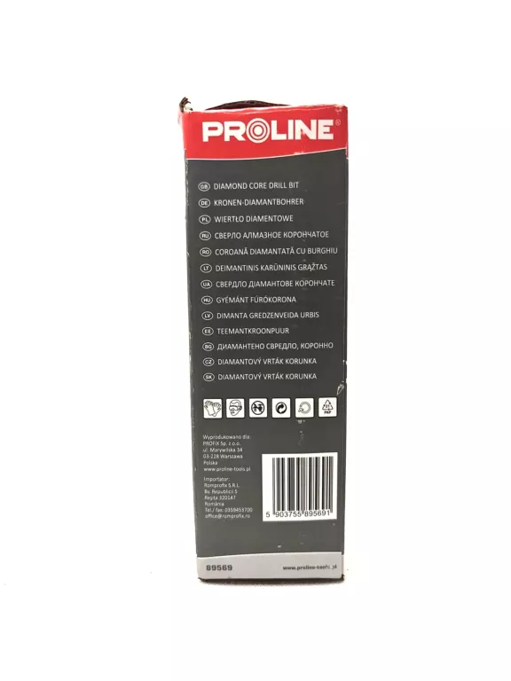 WIERTŁO KORONOWE DIAMENTOWE 68MM PROLINE 89569
