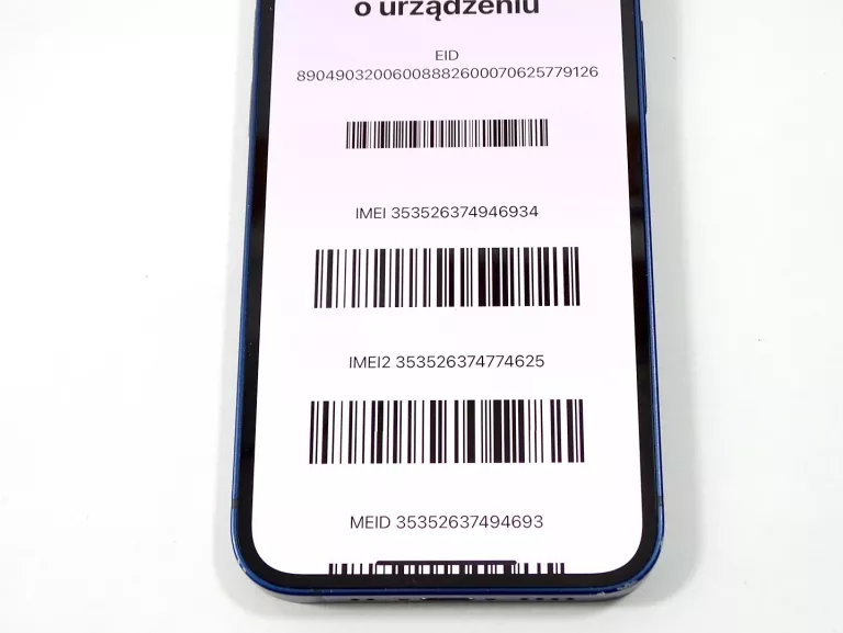 TELEFON IPHONE 12 MINI 64GB NIEBIESKI 79%