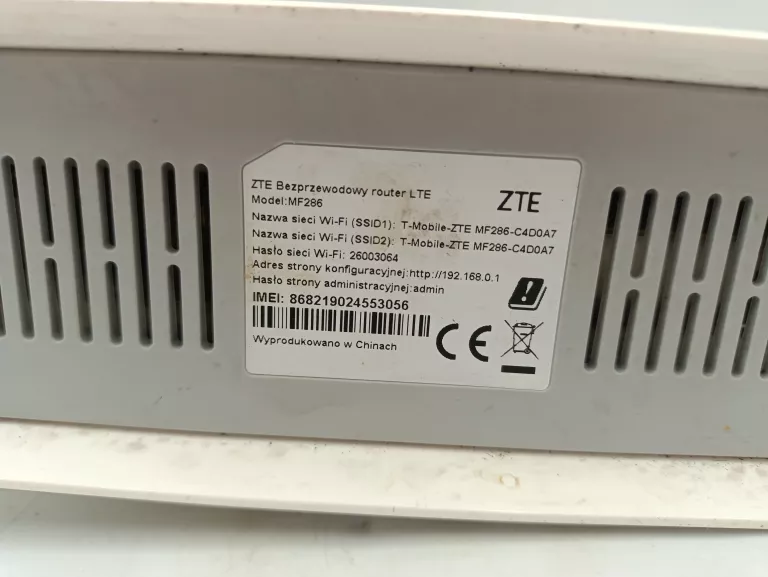 ROUTER ZTE MF286 + ZASILACZ