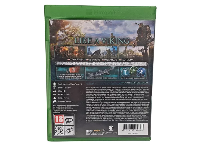 GRA NA XBOX ONE ASSASSIN'S CREED VALHALLA