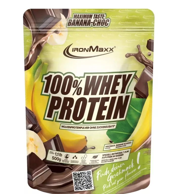 BIAŁKO WHEY PROTEIN BANANA-CHOC - IRONMAXX