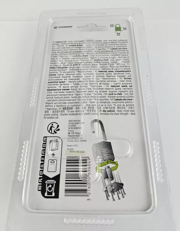 KŁÓDKA PAŁĄKOWA 23MM 54 MM STANDERS