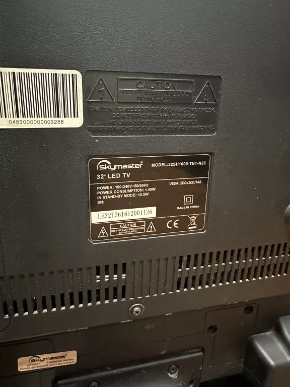 TELEWIZOR SKYMASTER 32SH1000-TNT-N26