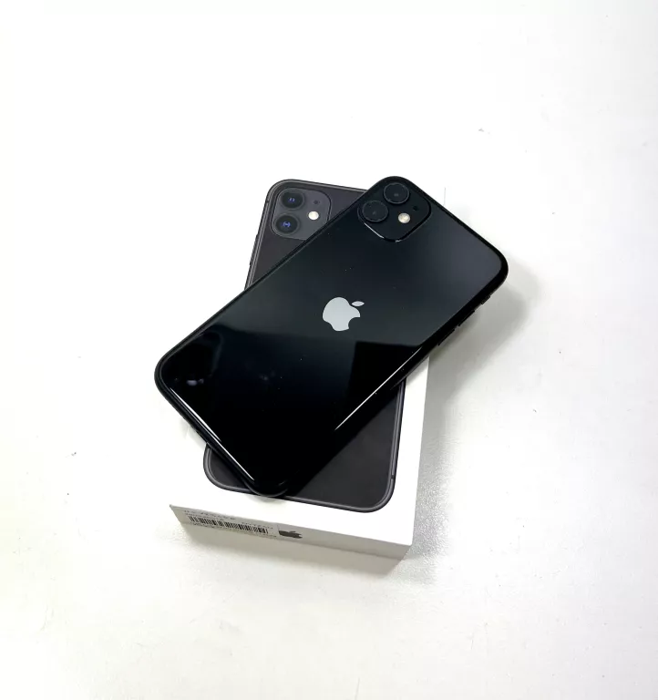 IPHONE 11 64GB CZARNY  BAT 81% / PUDEŁKO