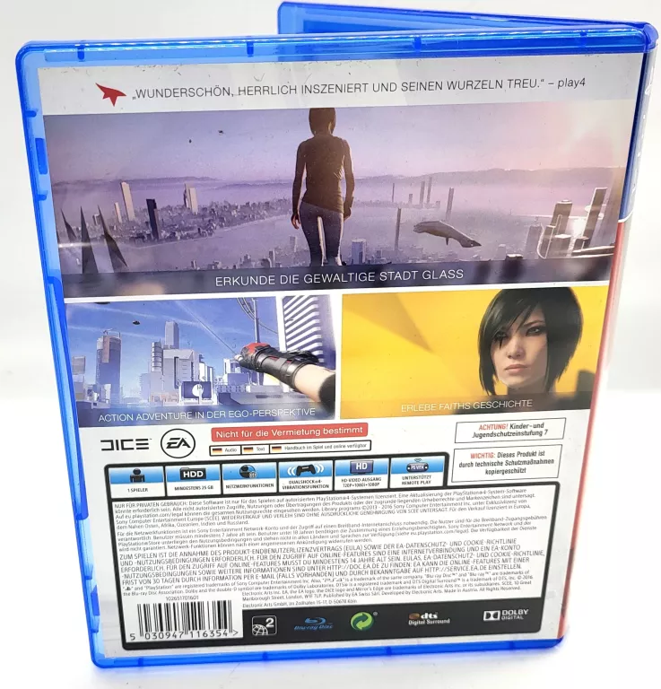 GRA NA PS4 MIRRORS EDGE