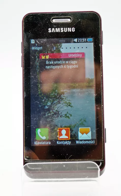 SMARTFON SAMSUNG WAVE 723 4 MB / 103 MB 3G SZARY