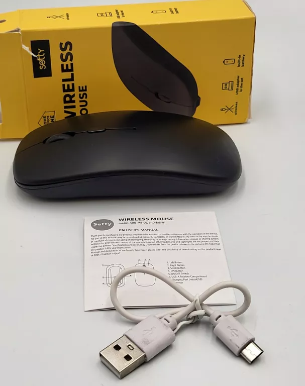 MYSZ KOMPUTEROWA BEZPRZEWODOWA SETTY SHO-MB-01