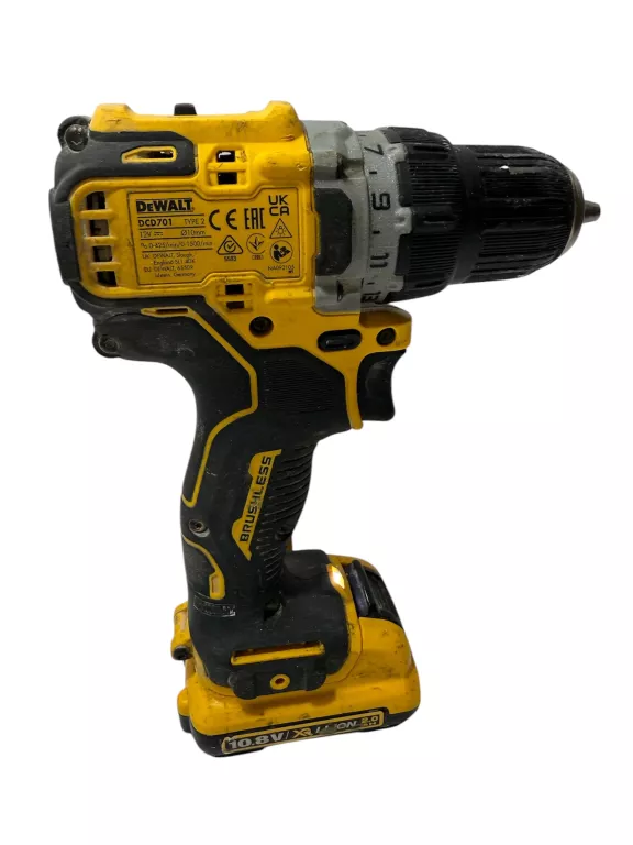 WKRĘTARKA DEWALT DCD701 + AKUMLATOR 10.8 V 2.0 AH