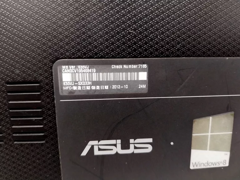 LAPTOP ASUS K55V I5 W10 4/500GB HDD GEFORCE GT635M + ŁADOWARKA