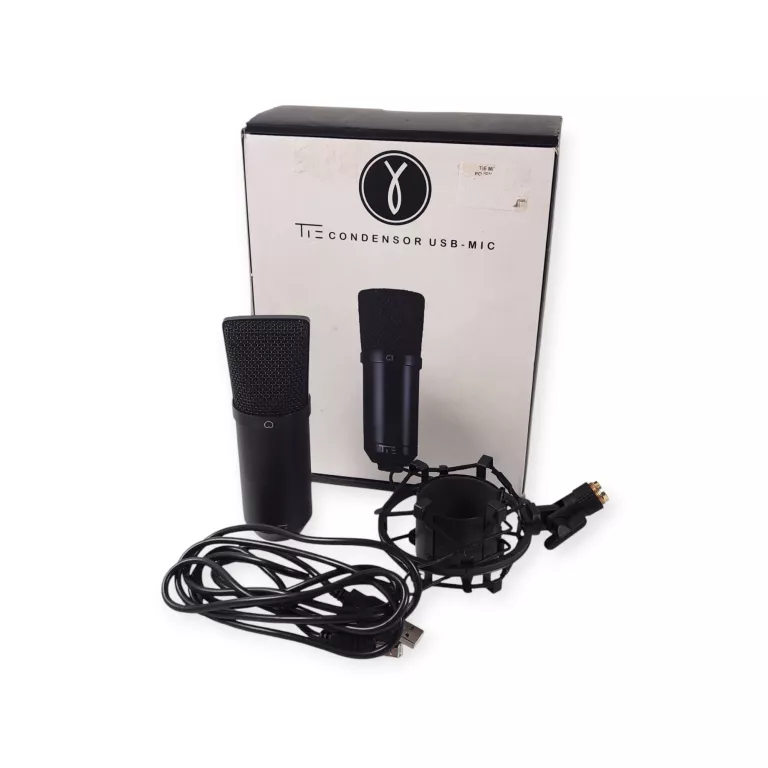 TIE MIKROFON POJEMNOŚCIOWY CONDENSER MIC USB KPL