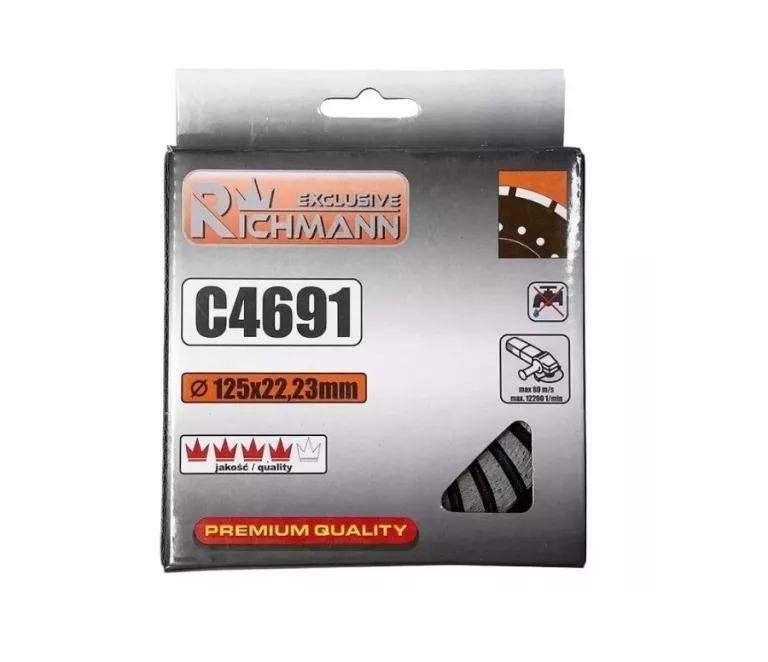 TARCZA GARNKOWA DIAMENTOWA 125MM RICHMANN C4691
