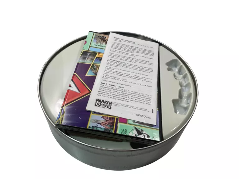 MONOPOLY ŚWIAT METALOWA PUSZKA