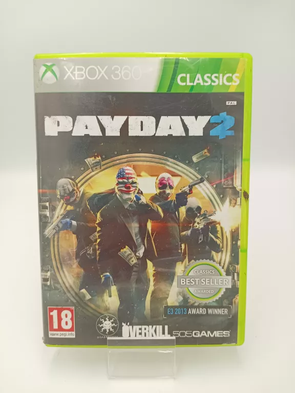 XBOX 360 PAYDAY 2