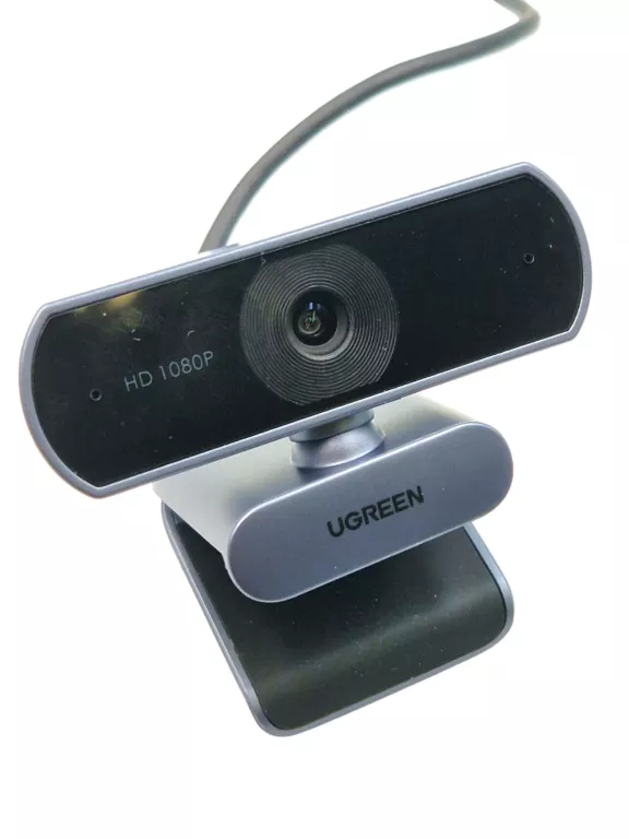KAMERA INTERNETOWA Z MIKROFONEM FULL HD 1080P 30 FPS USB SREBRNA UGREEN
