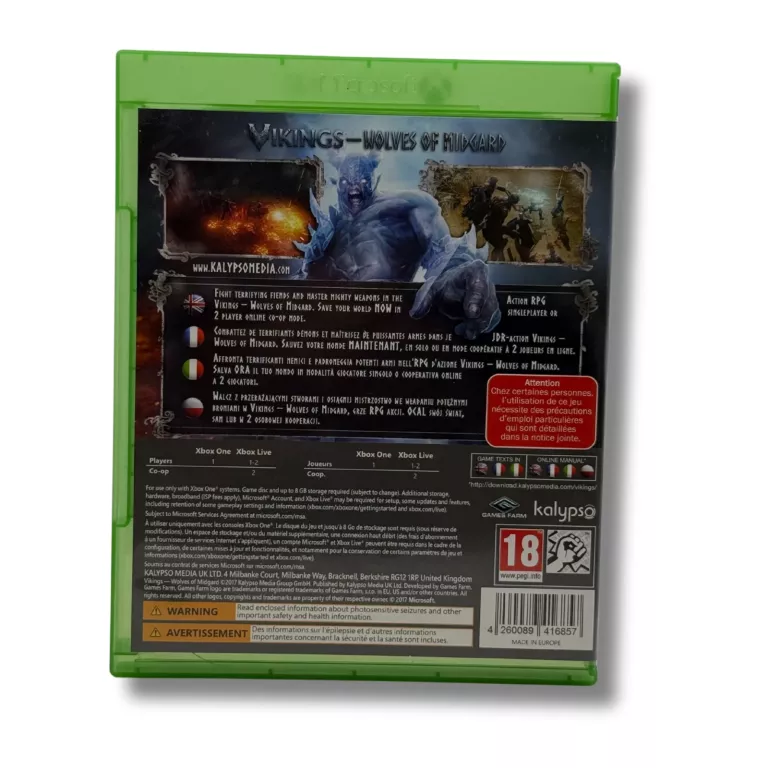 GRA XBOX ONE VIKINGS WOLVES OF MIDGARD