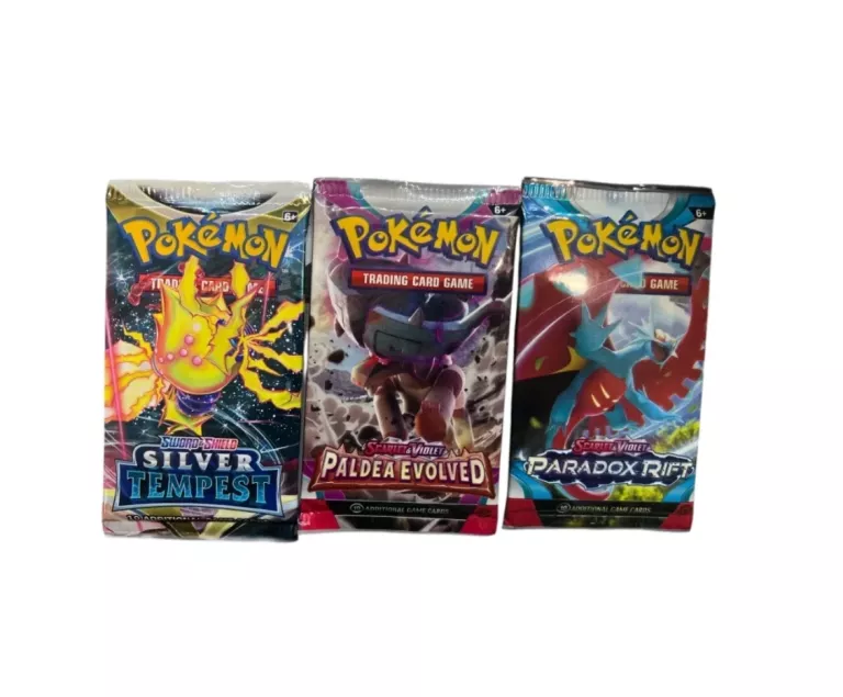 KARTY POKEMON SILVER, PALDEA EVOLVED, PARADOX RIFT