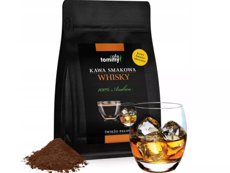 TOMMY CAFE KAWA MIELONA O SMAKU WHISKY 250G 05/03/2027