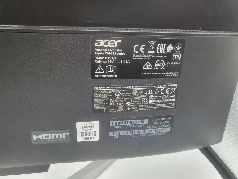 KOMPUTER ALL IN ONE ACER C24-963 SERIES