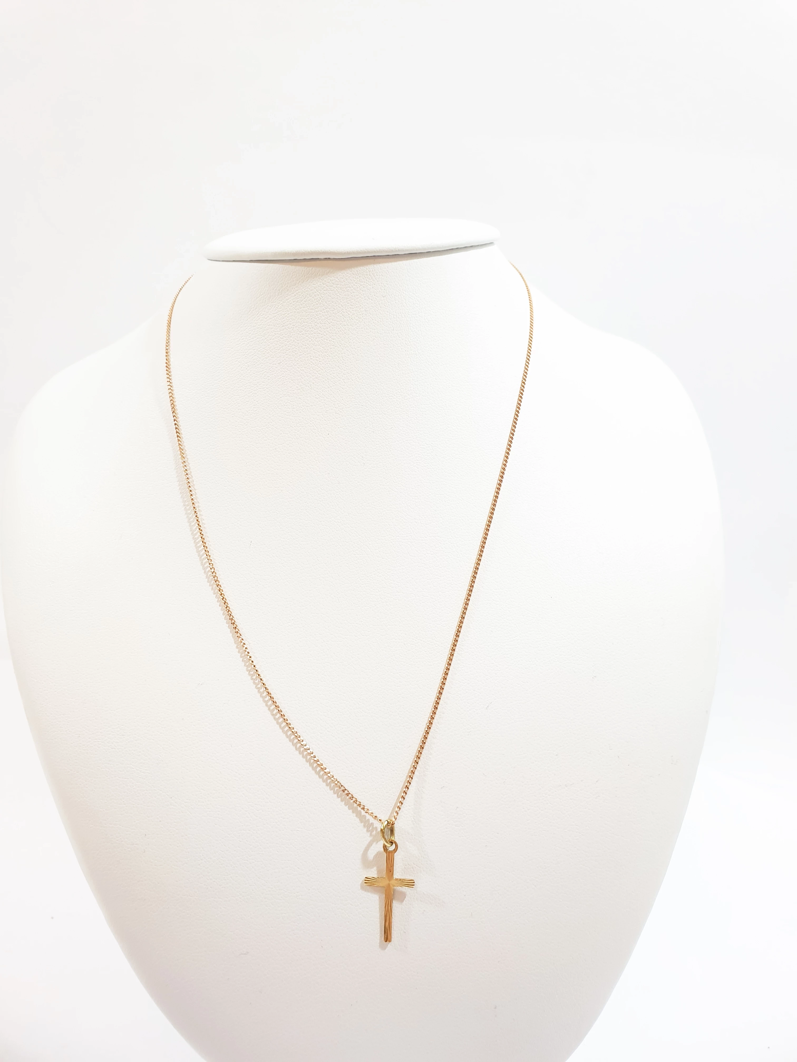 zloty-lancuszek-z-krzyzykiem-585217g42cm-rodzaj-2205-2