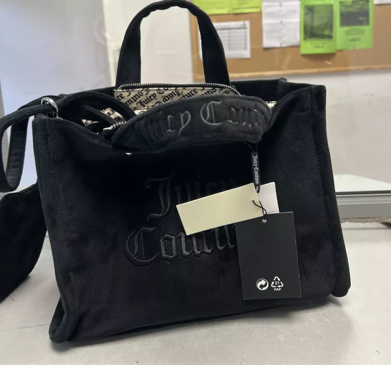 TOREBKA JUICY COUTURE ZAMSZ CZARNA BIJXT 8701WPO