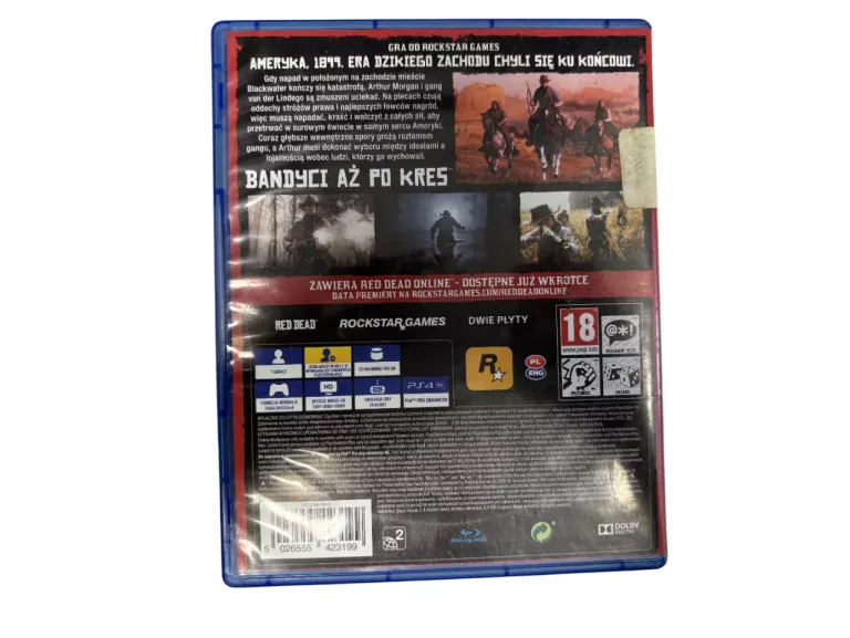GRA NA PS4 RED DEAD REDEMPTION 2 POLSKA WERSJA JĘZYKOWA