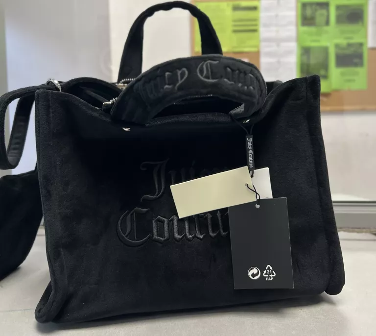 TOREBKA JUICY COUTURE ZAMSZ CZARNA BIJXT 8701WPO