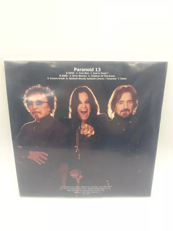 BLACK SABBATH – PARANOID 13 # PICTURE DISC LIMITED
